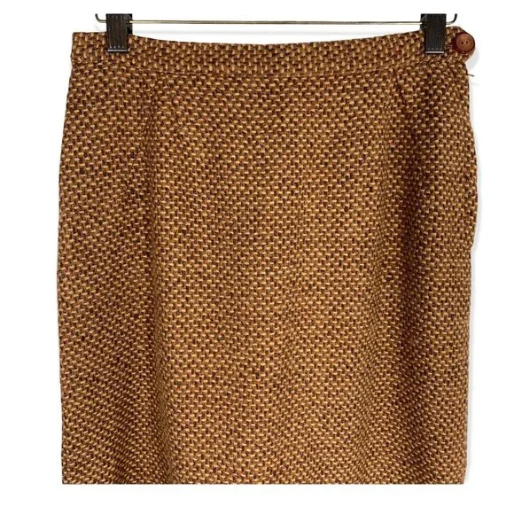 Vintage 50s Jantzen Tweed Below Knee Pencil Skirt Medium - Picture 2 of 11